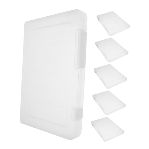 LOEFLIFA 6 Stück Transparente Aufbewahrungsboxen mit Deckel Multifunktionale Dokumentenorganisatoren für Büro Schule und Zuhause aus Langlebigem Material Stapelbar und Bruchsicher LOEFLIFA 6 Stück Transparente Aufbewahrungsboxen mit Deckel Multifunktionale Dokumentenorganisatoren für Büro Schule und Zuhause aus Langlebigem Material Stapelbar und Bruchsicher von LOEFLIFA