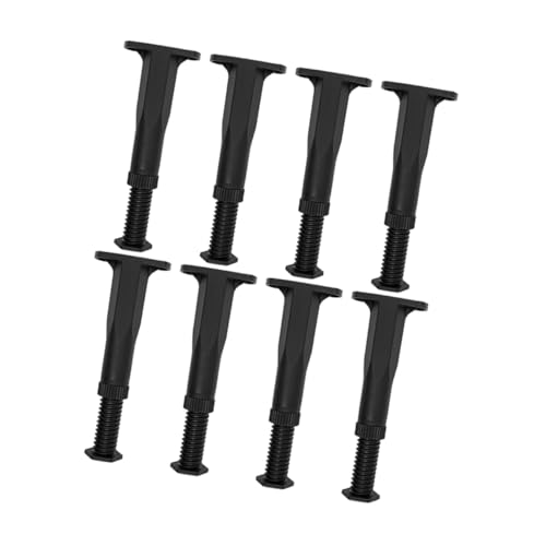 LOEFLIFA 8 Stück Teiliges Verstellbares Möbelbein aus Höhenverstellbare Stützbeine für Bettrahmen Sofa Tisch und Schrank Langlebig und Elegant Anpassbar von LOEFLIFA