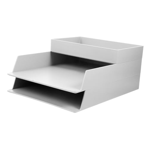 LOEFLIFA Desktop Organizer aus Robustem Abs Stapelbares Teiliges Dokumentenablage für Akten Großer Stauraum Multifunktionaler Schreibtischhalter für Büro und Zuhause Weiß LOEFLIFA Desktop Organizer aus Robustem Abs Stapelbares Teiliges Dokumentenablage für Akten Großer Stauraum Multifunktionaler Schreibtischhalter für Büro und Zuhause Weiß von LOEFLIFA
