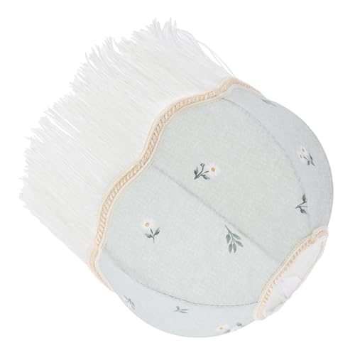LOEFLIFA Ersatz Lampenschirm aus Stoff für Tischlampen Stehlampen und Wandleuchten Langlebiger und Praktischer Lampenschirm im Vintage Look Grün mit Kleinen Blumen LOEFLIFA Ersatz Lampenschirm aus Stoff für Tischlampen Stehlampen und Wandleuchten Langlebiger und Praktischer Lampenschirm im Vintage Look Grün mit Kleinen Blumen von LOEFLIFA