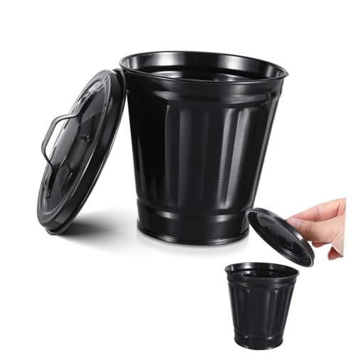 LOEFLIFA Kreativer Kleiner Tischmülleimer mit Deckel Tragbarer Desktop Abfalleimer Kompakt Leicht Verschließbar Multifunktional als Blumentopf Geeignet für Wohnzimmer Schlafzimmer und Büro LOEFLIFA Kreativer Kleiner Tischmülleimer mit Deckel Tragbarer Desktop Abfalleimer Kompakt Leicht Verschließbar Multifunktional als Blumentopf Geeignet für Wohnzimmer Schlafzimmer und Büro von LOEFLIFA