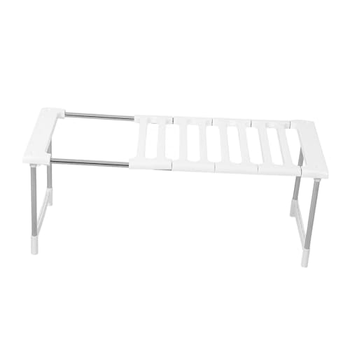 LOEFLIFA Mikrowellenständer mit Erweiterbarem Design für Küchenarbeitsplatte Stabiler Ofenhalter Platzsparendes Regal Spüle Installieren Geeignet von LOEFLIFA