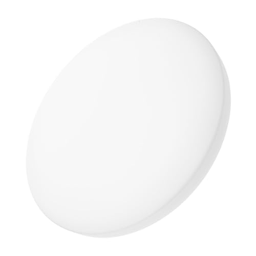 LOEFLIFA Rundes LED Lampenschirm aus Weißem Kunststoff Universeller Deckenleuchten-abdeckung Blendfreier Lichtdiffusor für Wohnzimmer Küche Flur Kompatibel mit Einbauleuchten und von LOEFLIFA