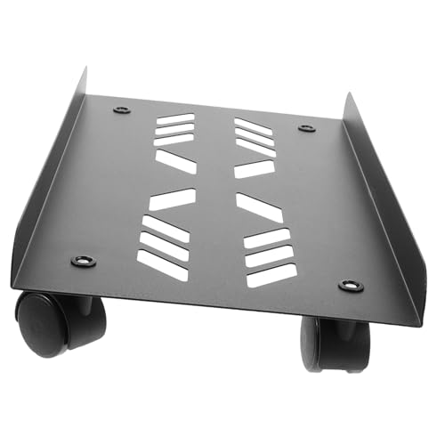 LOEFLIFA Schreibtisch CPU-ständer Pc-Tower Bodenwagen Stabiler Computer-Tower-Riser Mit Rädern Für Bewegliches Computer-zubehör Und Ablagefläche Aus Für Und Chassis-Basis von LOEFLIFA