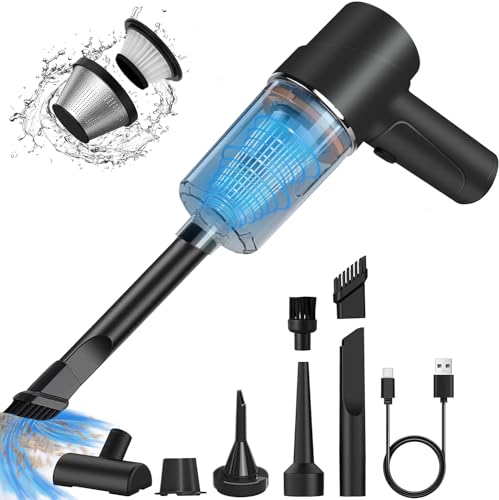 LOEVERY Handstaubsauger Kabellos, 9000PA Mini-Autostaubsauger, 3 in 1 120W Staubsauger & Gebläse & Vakuumpumpe,Tragbarer Leichter AutoStaubsauger für den Auto,Haus,Küche und Tierhaare (Schwarz) LOEVERY Handstaubsauger Kabellos, 9000PA Mini-Autostaubsauger, 3 in 1 120W Staubsauger & Gebläse & Vakuumpumpe,Tragbarer Leichter AutoStaubsauger für den Auto,Haus,Küche und Tierhaare (Schwarz) von LOEVERY