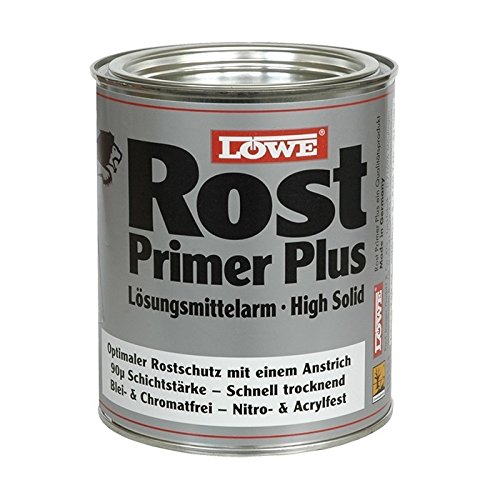 Löwe Auto Rostprimer Plus, 1K-Grundierung, Dickschicht-Korrosionsschutz (Weiss (9010), 375 ml) von LÖWE