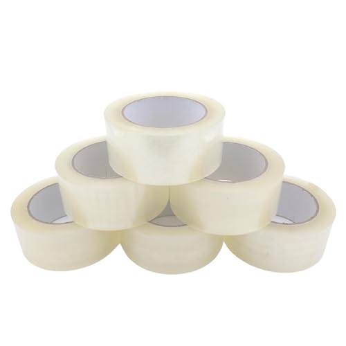 LÖWENBISS 6 Rollen Klebeband transparent | Paketband | Verpackungsband | 100M lang / 48cm breit | durchsichtiges Klebeband für Karton und Pakete | Kleberollen | Packetbandrollen | Paketklebeband LÖWENBISS 6 Rollen Klebeband transparent | Paketband | Verpackungsband | 100M lang / 48cm breit | durchsichtiges Klebeband für Karton und Pakete | Kleberollen | Packetbandrollen | Paketklebeband von LÖWENBISS