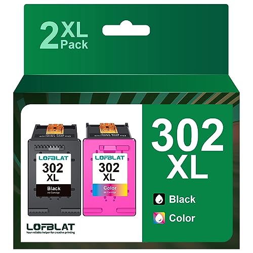 LOFBLAT 302 302XL Multipack Druckerpatronen Ersatz für HP 302 XL patronen 302XL für HP Envy 4525 4520 4522 4527 DeskJet 3630 3636 3638 3639 1110 2130 3633 OfficeJet 3831 3830 3833 5220 5230 von LOFBLAT