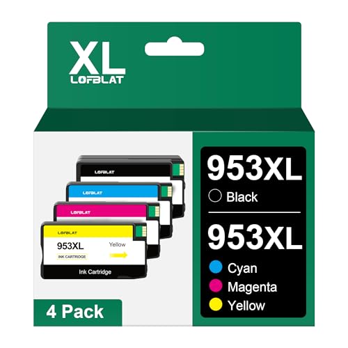 LOFBLAT 953XL Multipack Druckerpatronen, Ersatz für HP Officejet Pro 8715 8710 für HP Officejet Pro7720 7740 8730 8720 8725 8210 Drucker von LOFBLAT