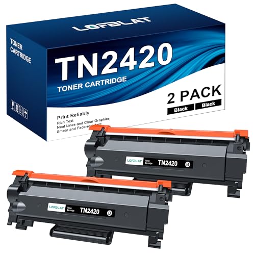 LOFBLAT Toner TN2420, Kompatibel für Toner Brother MFC L2710DW, für Brother TN-2420 MFC-L2710DW HL-L2350DW DCP-L2530DW MFC-L2710DN HL-L2310D MFC-L2750DW DCP-L2510D MFC-L2730DW DCP-L2550DN HL-L2375DW von LOFBLAT