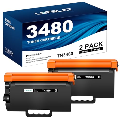 LOFBLAT TN3480 Toner, Kompatibel für Brother TN-3480 TN 3480 HL-L5100DN MFC-L5750DW MFC-L5700DW DCP-L5500DN HL-L5200DW HL-L6400DW MFC L5750DW HL L5100DN HL-L5000D 3430 TN3430 TN-3430 Schwarz von LOFBLAT