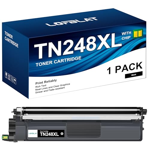TN248XL Toner Schwarz Ersatz für Brother TN-248XLBK TN-248CMYK Toner für Brother TN248XL für Brother MFC-L3760CDW MFC-L8390CDW HL-L3220CWE MFC-L3740CDW MFC-L3740CDWE DCP-L3560CDW (1 Schwarz) von LOFBLAT