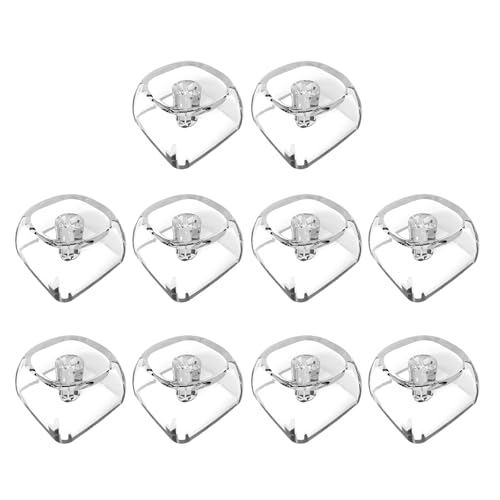 10 transparente Rohlinge Tastenkappen-Set 1U 1 x MOAS-Profil, kristalldurchsichtige Tastenkappen für mechanische Tastaturen, MOA-Profil-Tastenkappen von LOFOTU