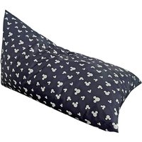 Disney Kinder-Sitzsack fürs Wohnzimmer, schaumstoffgefüllte Kinderliege mit verstecktem Reißverschluss und abnehmbarem Bezug, 109x70x65 cm bedruckter von LOFT 25