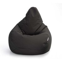 Gaming-Sitzsack für das Wohnzimmer, Sitzsack mit hoher Rückenlehne für drinnen und draußen für Erwachsene, 80x75 cm wasserfester Sitzsack mit Füllung von LOFT 25