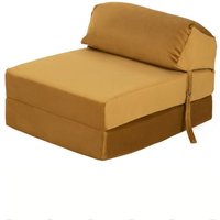 Loft 25 - Gästematratze fürs Wohnzimmer, Einzel-Futonmatratze mit Kopfstütze, tragbare faltbare Samtmatratze für Erwachsene und Kinder, umwandelbare von LOFT 25