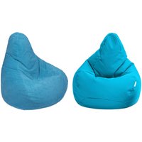 Loft 25 - Gaming-Sitzsack fürs Wohnzimmer, Zwei Sitzsäcke mit hoher Rückenlehne für Erwachsene, Liegender Sitzsack mit Füllung aus Polystyrolperlen Loft 25 - Gaming-Sitzsack fürs Wohnzimmer, Zwei Sitzsäcke mit hoher Rückenlehne für Erwachsene, Liegender Sitzsack mit Füllung aus Polystyrolperlen von LOFT 25