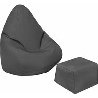 Loft 25 - Kinder-Sitzsack mit Fußhocker für das Wohnzimmer, wasserabweisender Kinder-Gaming-Pouf-Sitz, Outdoor-Spiel-Pouf-Stuhl mit Ottomane Loft 25 - Kinder-Sitzsack mit Fußhocker für das Wohnzimmer, wasserabweisender Kinder-Gaming-Pouf-Sitz, Outdoor-Spiel-Pouf-Stuhl mit Ottomane von LOFT 25