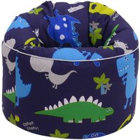 Ready Steady Bed - Runder Sitzsack mit Füllung, Sitzsack fürs Kinderzimmer, weicher Kleinkindersitz fürs Spielzimmer, ergonomisch geformter von LOFT 25