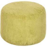 Loft 25 - Sitzsack-Fußhocker für das Wohnzimmer, runder Indoor-Cord-Pouf als Beinablage, ergonomisch geformter Pouf für den Wohnbereich, bequemer Loft 25 - Sitzsack-Fußhocker für das Wohnzimmer, runder Indoor-Cord-Pouf als Beinablage, ergonomisch geformter Pouf für den Wohnbereich, bequemer von LOFT 25