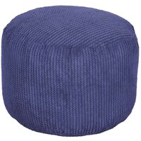 Loft 25 - Sitzsack-Fußhocker für das Wohnzimmer, runder Indoor-Cord-Pouf als Beinablage, ergonomisch geformter Pouf für den Wohnbereich, bequemer Loft 25 - Sitzsack-Fußhocker für das Wohnzimmer, runder Indoor-Cord-Pouf als Beinablage, ergonomisch geformter Pouf für den Wohnbereich, bequemer von LOFT 25