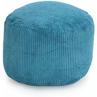 Loft 25 - Sitzsack-Fußhocker für das Wohnzimmer, runder Indoor-Cord-Pouf als Beinablage, ergonomisch geformter Pouf für den Wohnbereich, bequemer Loft 25 - Sitzsack-Fußhocker für das Wohnzimmer, runder Indoor-Cord-Pouf als Beinablage, ergonomisch geformter Pouf für den Wohnbereich, bequemer von LOFT 25