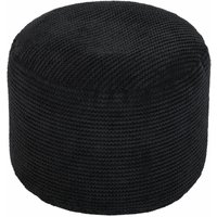 Loft 25 - Sitzsack-Fußhocker für das Wohnzimmer, runder Indoor-Cord-Pouf als Beinablage, ergonomisch geformter Pouf für den Wohnbereich, bequemer von LOFT 25