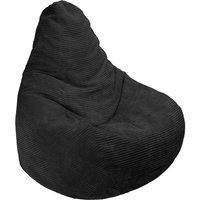 Loft 25 - Sitzsack für den Innenbereich, Sitzsack für Erwachsene zum Spielen, 90x75 cm Cord-Sitzsack mit Füllung aus Styroporkügelchen, Relaxsessel von LOFT 25