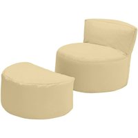 Loft 25 - Gaming-Sitzsack mit Fußstütze für das Wohnzimmer, Outdoor-Sitzsack mit hoher Rückenlehne für Kinder mit Fußstütze, wasserabweisende Loft 25 - Gaming-Sitzsack mit Fußstütze für das Wohnzimmer, Outdoor-Sitzsack mit hoher Rückenlehne für Kinder mit Fußstütze, wasserabweisende von LOFT 25