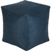 Pouf für das Wohnzimmer, Würfelförmiger Indoor-Pouf als Beinablage, 40x40 cm weicher Pouf-Sitz für Erwachsene und Kinder, Ergonomisch geformter Pouf von LOFT 25