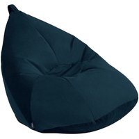 Sitzsack Liegesitz, Samt Sitzsack Sessel für Wohnzimmer, 90x85 cm xl Birnen Pouf mit Tragegriff, Erwachsene Sitzsack Liege zum Schlafen - Pazifik Sitzsack Liegesitz, Samt Sitzsack Sessel für Wohnzimmer, 90x85 cm xl Birnen Pouf mit Tragegriff, Erwachsene Sitzsack Liege zum Schlafen - Pazifik von LOFT 25