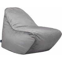 Sitzsack für den Innenbereich, Samt-Sitzsack zum Schlafen, 100x80x100 cm großer Sitzsack für Erwachsene zum Lesen, Ergonomischer Design-Sitzsack für von LOFT 25