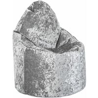Loft 25 - Sitzsack mit hoher Rückenlehne für das Wohnzimmer, Sitzsack aus Pannesamt, weicher Gaming-Sitzsack für den Innenbereich für Erwachsene, von LOFT 25