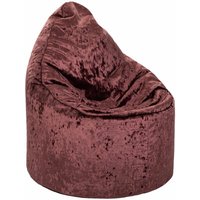 Loft 25 - Sitzsack mit hoher Rückenlehne für das Wohnzimmer, Sitzsack aus Pannesamt, weicher Gaming-Sitzsack für den Innenbereich für Erwachsene, von LOFT 25