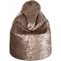 Loft 25 - Sitzsack mit hoher Rückenlehne für das Wohnzimmer, Sitzsack aus Pannesamt, weicher Gaming-Sitzsack für den Innenbereich für Erwachsene, von LOFT 25