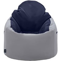 Loft 25 - Sitzsack für das Wohnzimmer, wasserabweisender Sitzsack, Gaming-Sitzsack für drinnen und draußen, runder Sitzsack mit hoher Rückenlehne, von LOFT 25