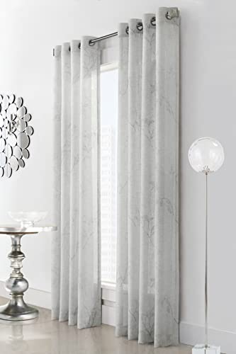 LOFT LIVING Tessa Vorhang, halbtransparent, Blumenmuster, 127 x 213 cm, Grau LOFT LIVING Tessa Vorhang, halbtransparent, Blumenmuster, 127 x 213 cm, Grau von LOFT LIVING