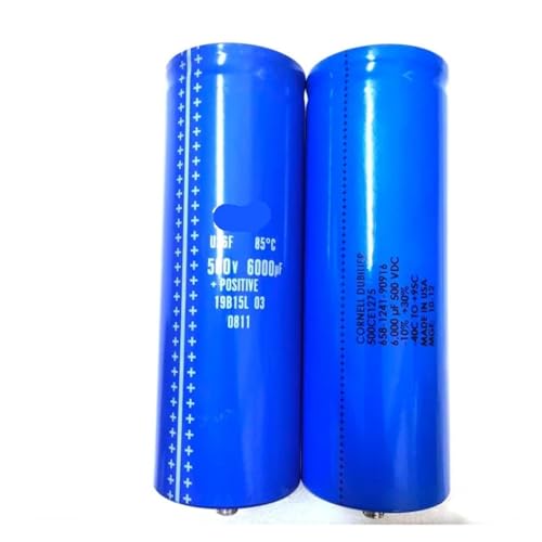 (1PCS) 500V6000UF500V high-voltage inverter aluminum electrolytic capacitor bottom bolt column 75X220mm Capacitance Meters von LOFWSGPRX