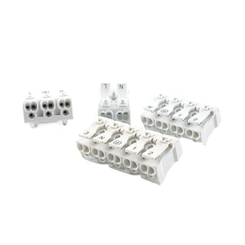 10/30/50/100Pcs Quick push-in Wire Connectors Home LED Strip Light 923 Fast Press Allocate Connector Terminal Block(923-2,30PCS) von LOFWSGPRX