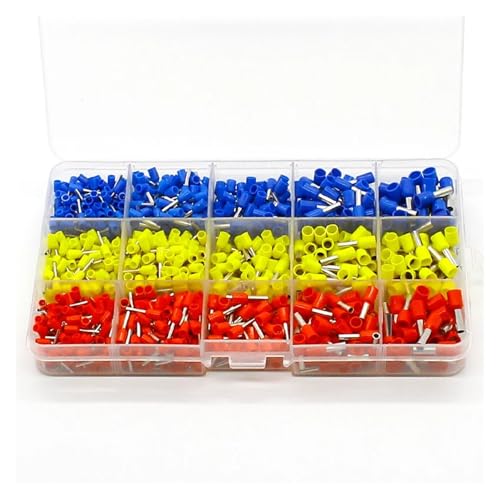 1000pcs/lot Ferrules kit set Wire Copper Crimp Connector Insulated Cord Pin End Terminal von LOFWSGPRX