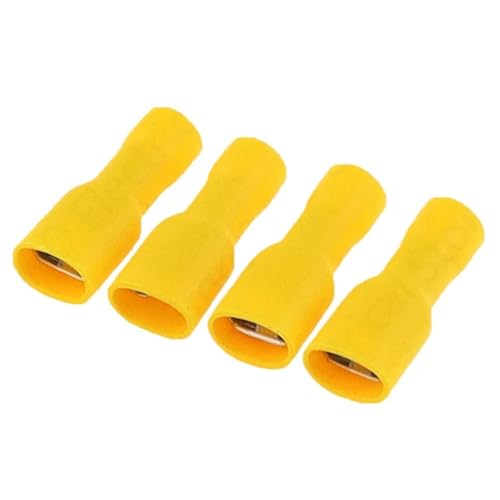100PCS FDFD5.5-250 5-250 Female Insulated Electrical Crimp Terminal Connectors Cable Wire Connector 100PCS/Pack AWG 12-10 FDFD von LOFWSGPRX