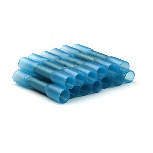 100PCS Waterproof Blue Heat Shrink Terminals Seal Butt Wire Cable Connectors Crimp Terminals Connector Kit 16-14 AWG 1.5-2.5mm2 100PCS Waterproof Blue Heat Shrink Terminals Seal Butt Wire Cable Connectors Crimp Terminals Connector Kit 16-14 AWG 1.5-2.5mm2 von LOFWSGPRX