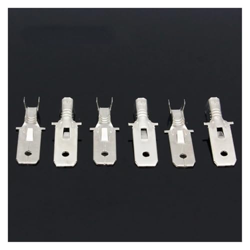 100pcs, 6.3mm Crimp Terminal Male Spade Connector von LOFWSGPRX