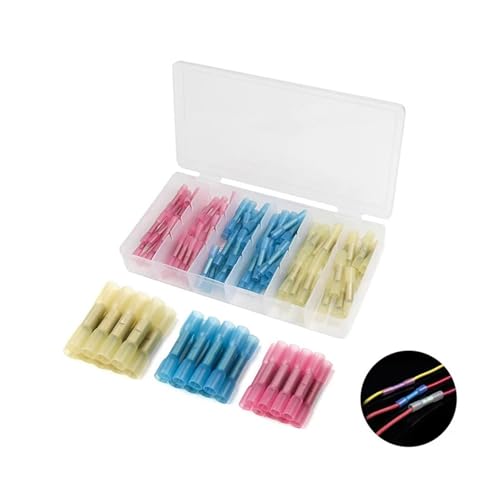 100pcs/lot Heat Shrink Butt Connectors 3 Sizes 22-10 AWG Electrical Wire Splice Cable Crimp Terminal Connectors Set 100pcs/lot Heat Shrink Butt Connectors 3 Sizes 22-10 AWG Electrical Wire Splice Cable Crimp Terminal Connectors Set von LOFWSGPRX