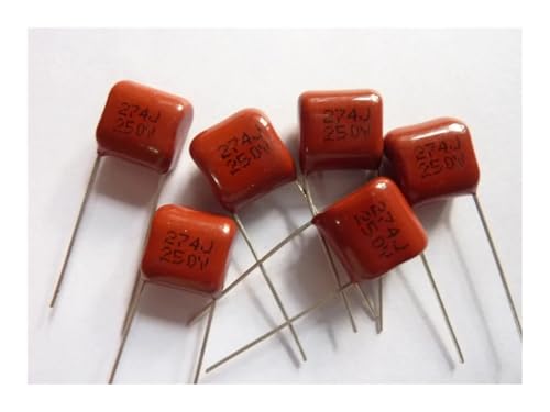 100pcs CBB 274 250V 274J CL21 0.27uF 270nF P10 Metallized Polypropylene Film Capacitor Capacitance Meters von LOFWSGPRX