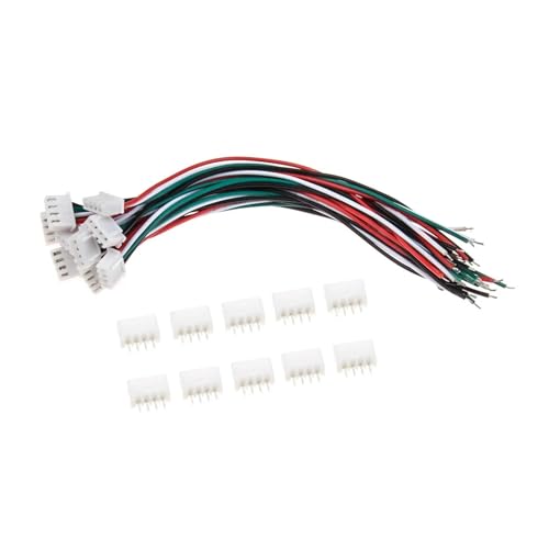 10PCS/Set XH 2.54mm 4 Pin Connector 24AWG 1007 Wires Cable 150mm Terminals Kit von LOFWSGPRX
