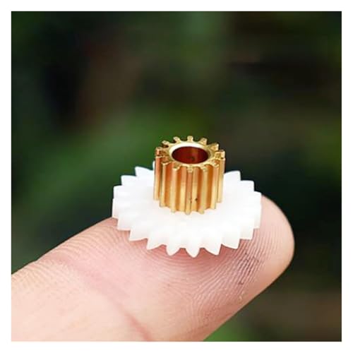 10PCS 0.8 Module Gear Assembly Gear 20 Teeth Copper Main Teeth 14 Teeth 4mm Shaft Motor Drivers 10PCS 0.8 Module Gear Assembly Gear 20 Teeth Copper Main Teeth 14 Teeth 4mm Shaft Motor Drivers von LOFWSGPRX