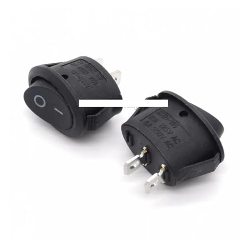 10PCS 2 Position 2 Pins Oval Rocker Switch Black ON-OFF AC 6A 250V 10A 125V For Kettle Button Switch 10PCS 2 Position 2 Pins Oval Rocker Switch Black ON-OFF AC 6A 250V 10A 125V For Kettle Button Switch von LOFWSGPRX
