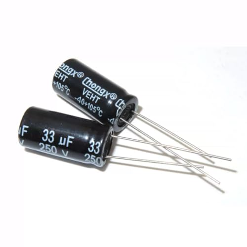 10PCS 250V33uf Volume 10 * 20MM Aluminum Electrolytic Capacitor 33UF/250V Capacitance Meters von LOFWSGPRX