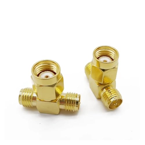 10PCS SMA RF Adapter RP-Male to Dual RP-Female Male pin T Type Coaxial Connector RP SMA Male to Two RP SMA Female Splitter SMA 10PCS SMA RF Adapter RP-Male to Dual RP-Female Male pin T Type Coaxial Connector RP SMA Male to Two RP SMA Female Splitter SMA von LOFWSGPRX